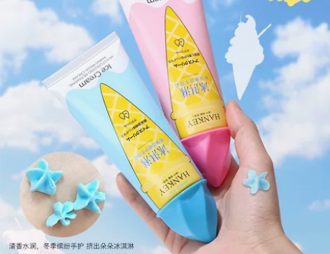韩纪冰淇淋手膜霜100g补水保湿润肤嫩肤手...