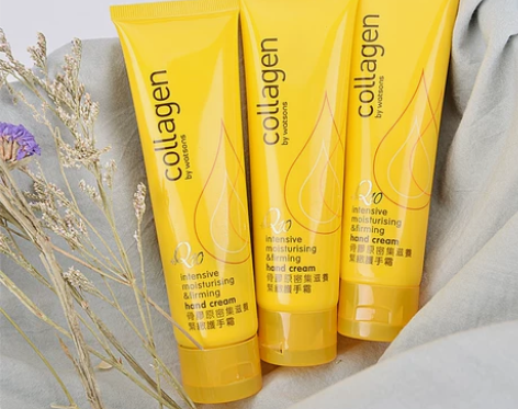 屈臣氏手霜 手霜手部三支装护骨胶原女男滋润...