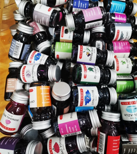 简赫本墨水 帮朋友文具店清仓一批10ml彩...