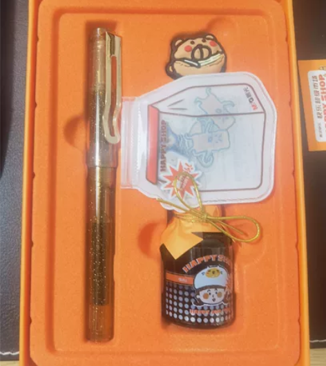 晨光钢笔礼盒,全新,包含钢笔,墨水,贴纸钢...