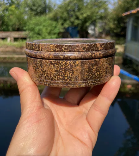 金钱石镇纸石，壶盖置，茶宠……直径10.2...