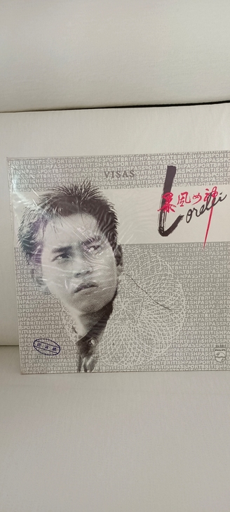 谭咏麟LP，暴风女神，95品，有歌词，包邮...