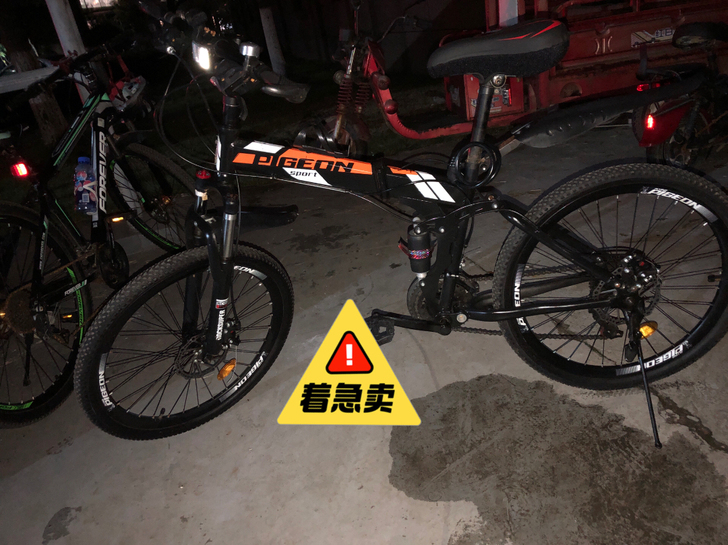 飞鸽折叠山地自行车，前后避震，24寸 27...