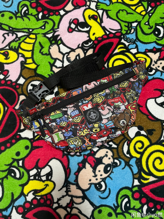 全新黑超奶嘴玩具腰包