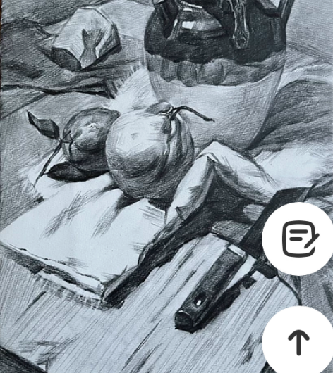 代画素描/静物素描/素描画/素描作品 4开...