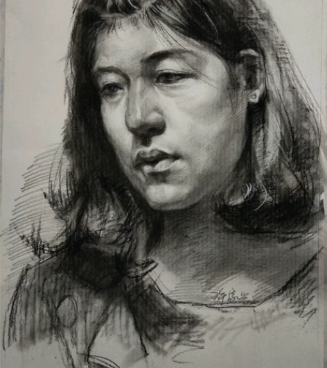 素描头像代画 来图定制 风格多样 素描人物...