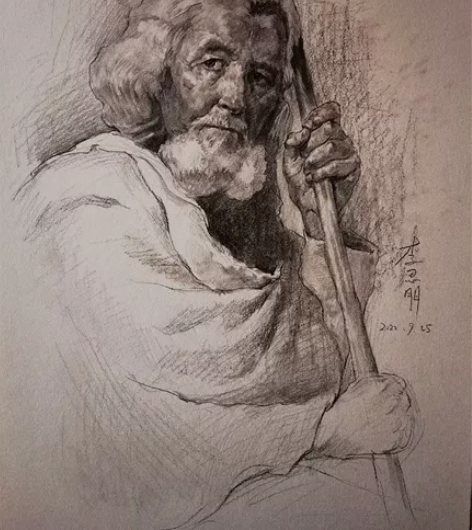 定制素描人像 可以更改您喜欢的样式，具体商...