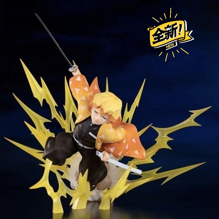 鬼灭之刃我妻善逸雷之呼吸场景模型盒装手办祖...