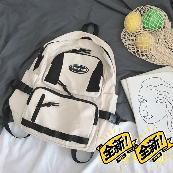 韩国元素工装书包