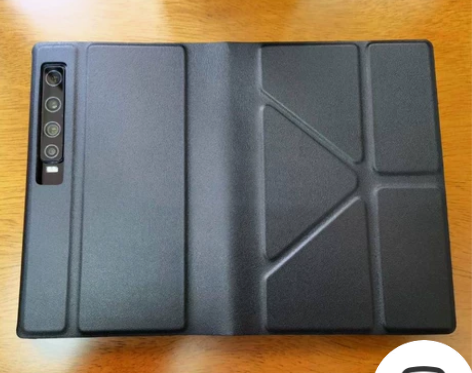 柔宇二代折叠套黑灰色 方格式 全新原装 柔...