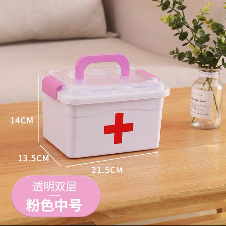 免费送,邮费自付,家庭中号急救手提药箱,给...