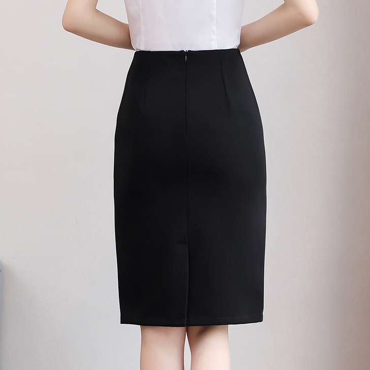 春夏一步裙正装工作包臀职业裙高腰半身裙女中...