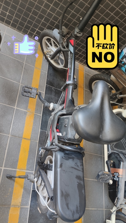 凤凰牌电动车,可折叠