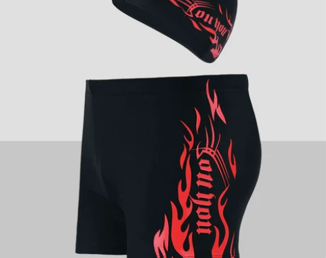 佑游 男士泳裤套装 泳镜泳帽男游泳装备平角...