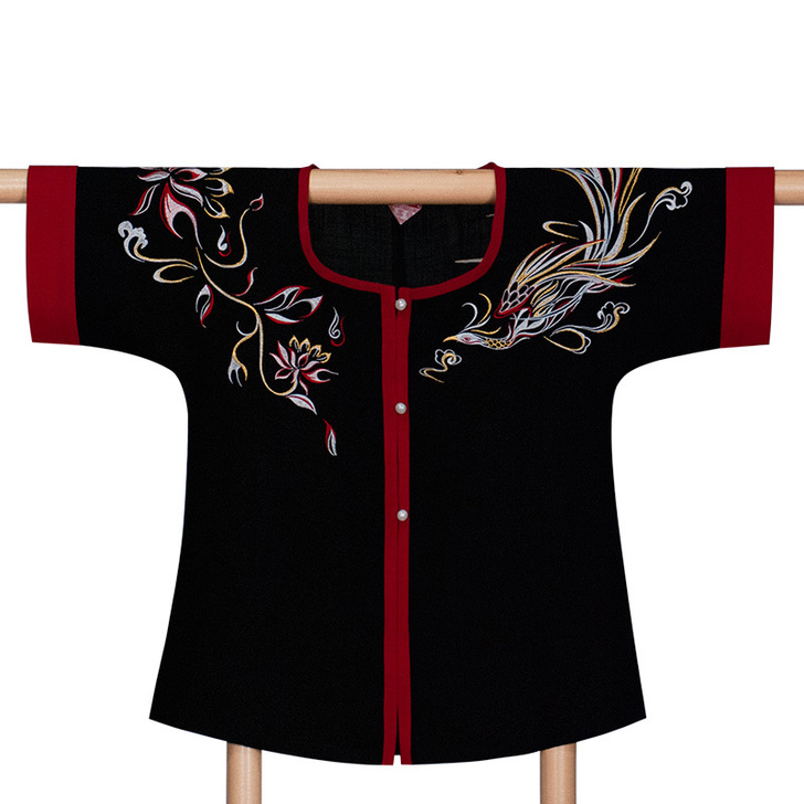 如梦霓裳汉服女夏装 坦领半臂襦裙枝间月日常...