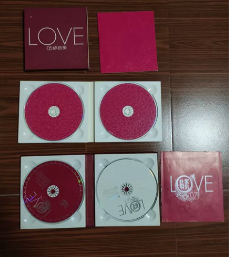 音乐CD:90年代香港经典情歌合集，4碟（...