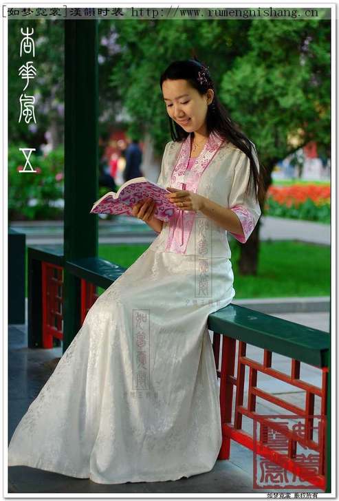 [如梦霓裳]汉服 汉韵时装[杏花风(五]粉...