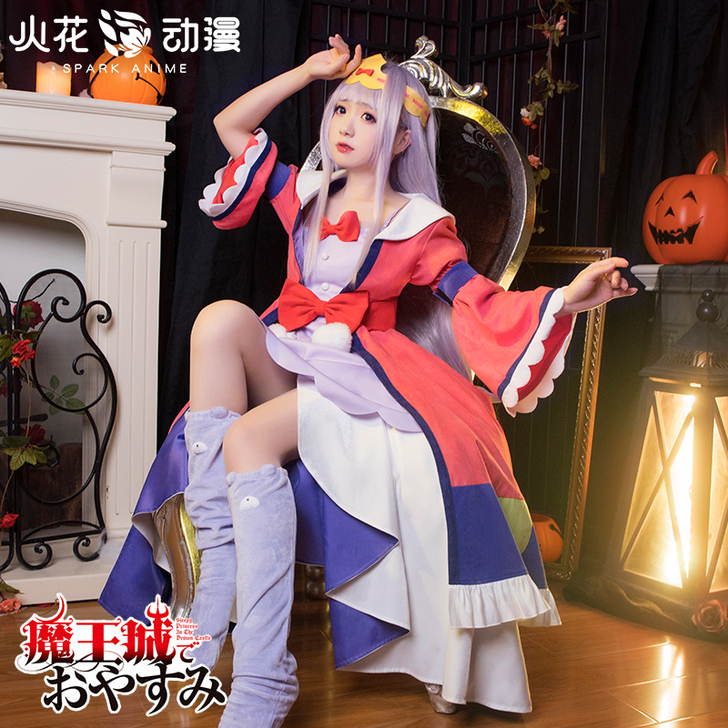 火花动漫在魔王城说晚安cos栖夜莉丝公主可...
