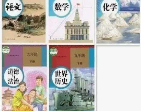 二手 人教版语文数学化学历史道德与法治政治...
