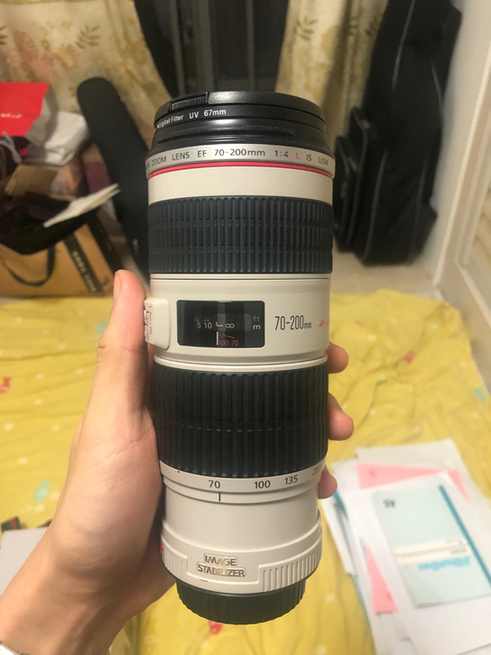佳能is 70-200mmF4带防抖，镜头...