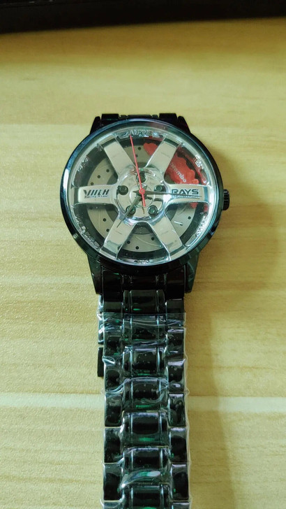 金属轮毂手表 防海水腐蚀！