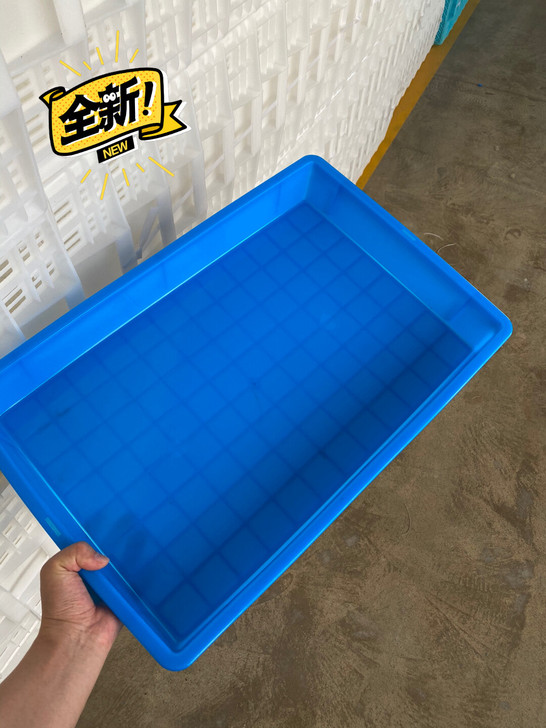 塑料收纳篮物流箱浅盘物料盘零件盒蚯蚓养殖加...