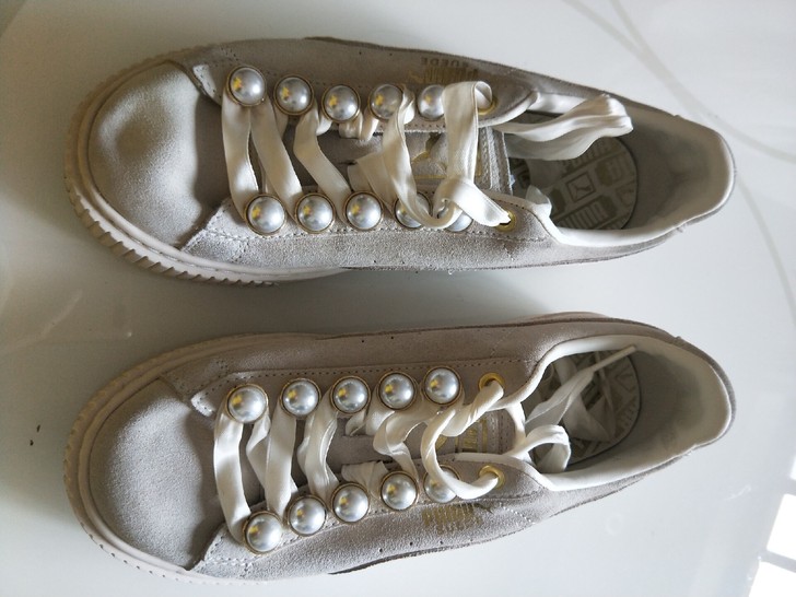 彪马PUMA女士板鞋，37.5码，几乎全新...