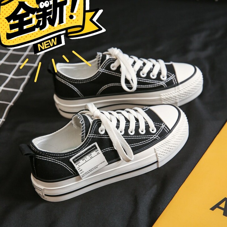 特价清仓！！(爆款即将断码）全新帆布鞋女鞋...