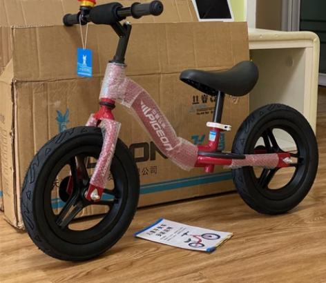 【清仓特价】全新12寸飞鸽儿童弯梁平衡车(...