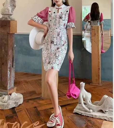 JK连衣裙福利群购买的，质量贼啦啦好，有里...