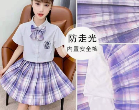 jk制服裙女童儿童套装全套校服夏季群小学生...