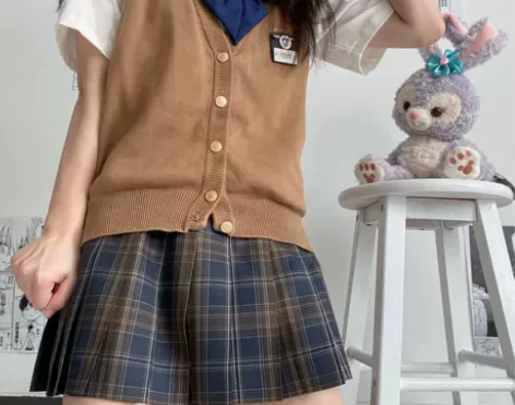 【小饼干JK】格子裙,买回来没穿过,全新 ...