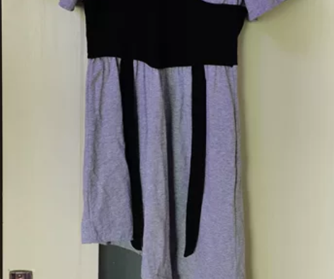 女款纯棉灰色不规则裙子   很好看  不是...