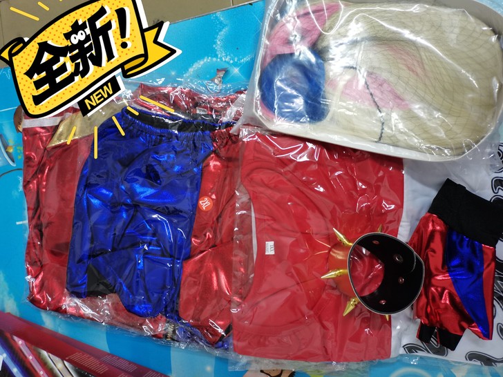 全新女童小丑女cos服装哈莉奎茵动漫全套装...