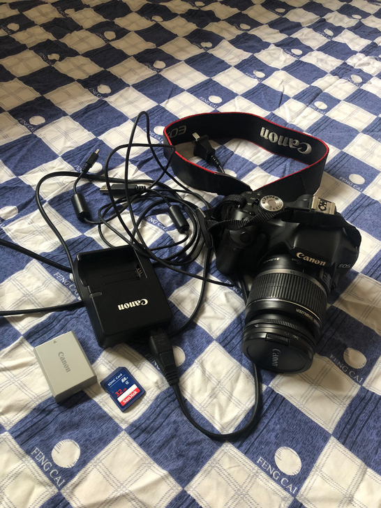 佳能eos 500D套机 单反相机 带18...