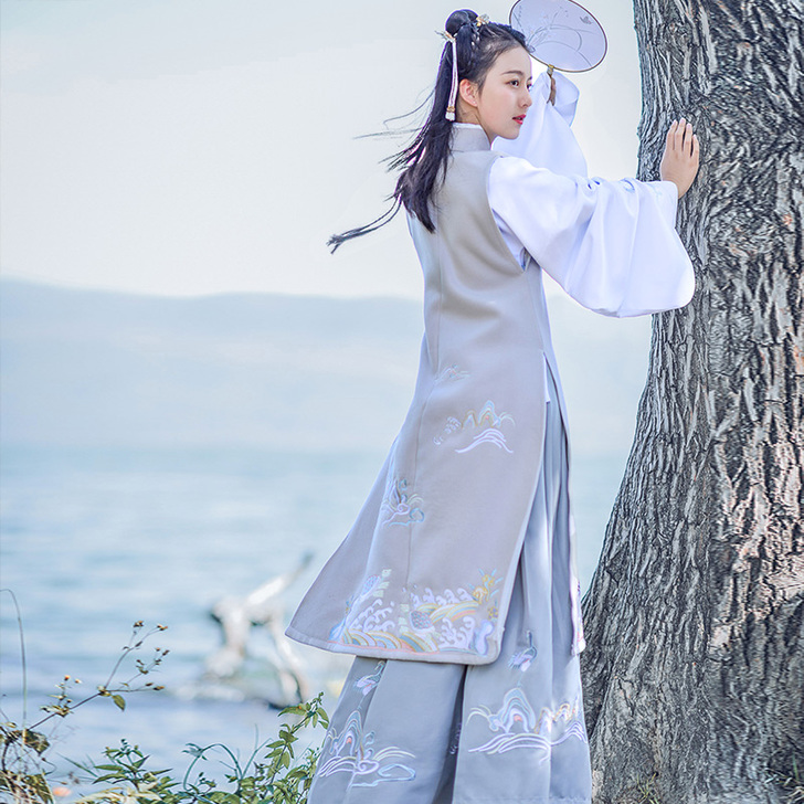 如梦霓裳 毛呢比甲 160