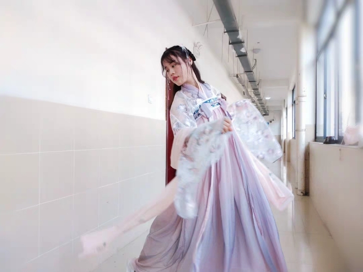 花神赋汉服女中国风齐腰襦裙古装女超仙飘逸齐...