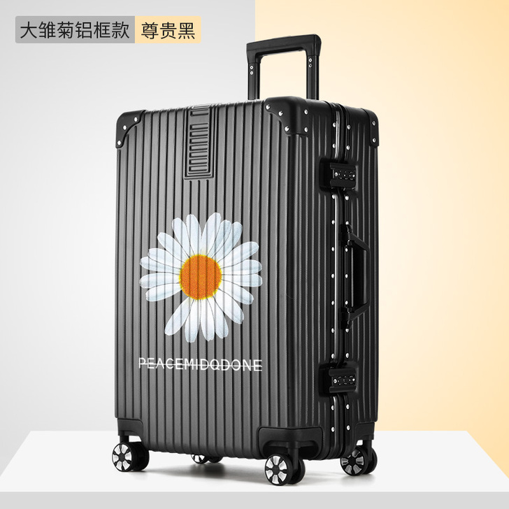 【狂欢价】行李箱女网红ins潮小雏菊20寸...