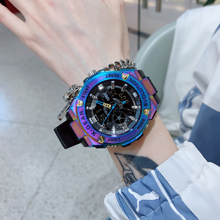 王一博同款手表男电子表女士学生时尚潮流机械...