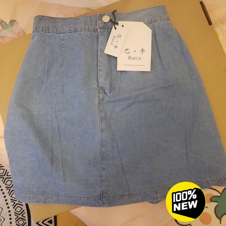 全新吊牌未拆！牛仔半裙