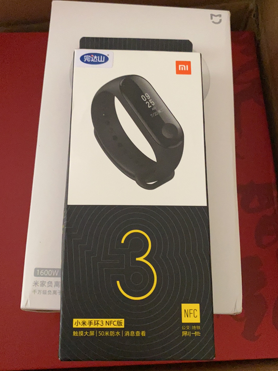 小米手环3 NFC版，黑色，全新未拆封，n...