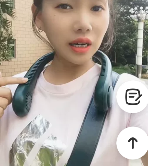 挂脖小风扇便携式小型手拿无叶制冷户外超长续...