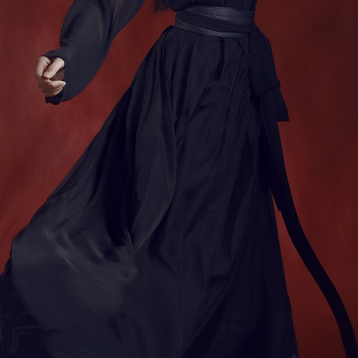 如梦霓裳汉服日常夏装女款对襟齐腰襦裙[青云...