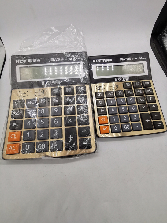 金属面板真人发音计算器全新包邮计算器办公用...