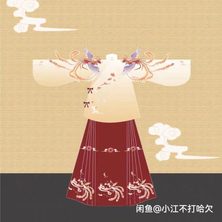 七月古衍原创正品汉服女[凤来仪]重工刺绣立...