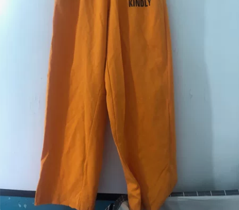 运动休闲阔腿裤 九分 全新 均码 二手商品...