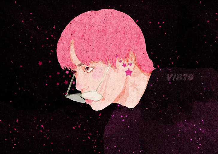 xuan清新插画男女头像PS手绘水彩图集临...