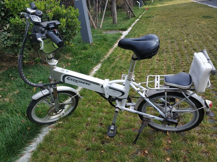 哥德圣正步电动自行车，20寸折叠变速自行车...