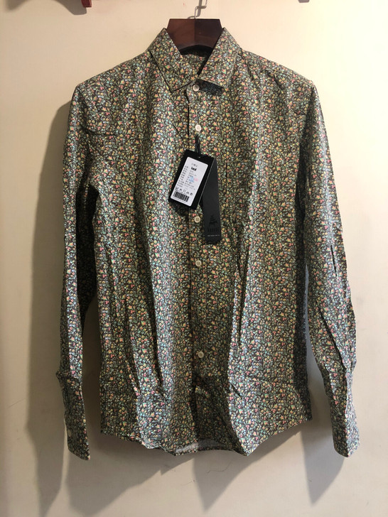 肯索男装男士休闲碎花衬衫全新肯索男装男士休...