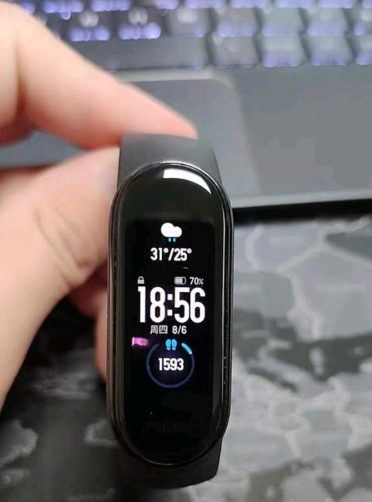 小米手环 5 石墨黑 动态彩屏 心率运动手...